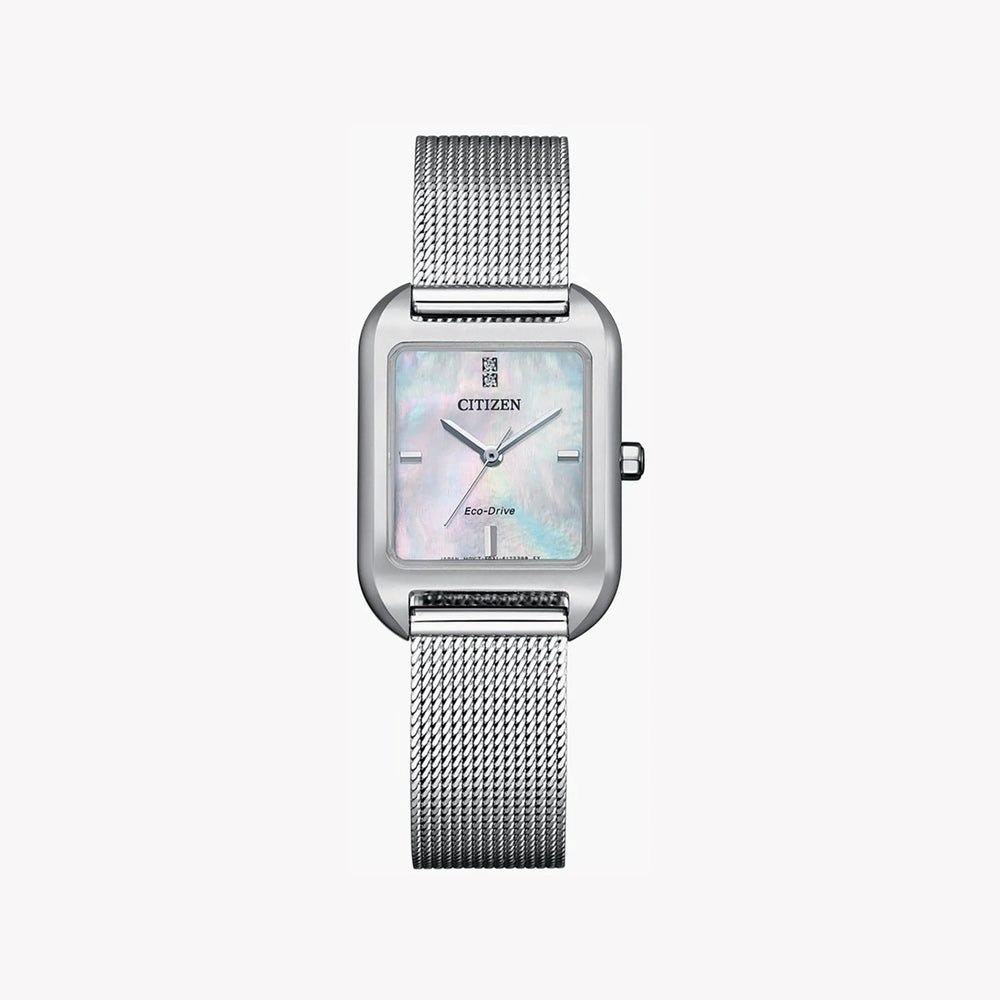 Citizen Women's Silver Stainless Steel, Multi-Coloured Dial | Em0491-81d by i-watch