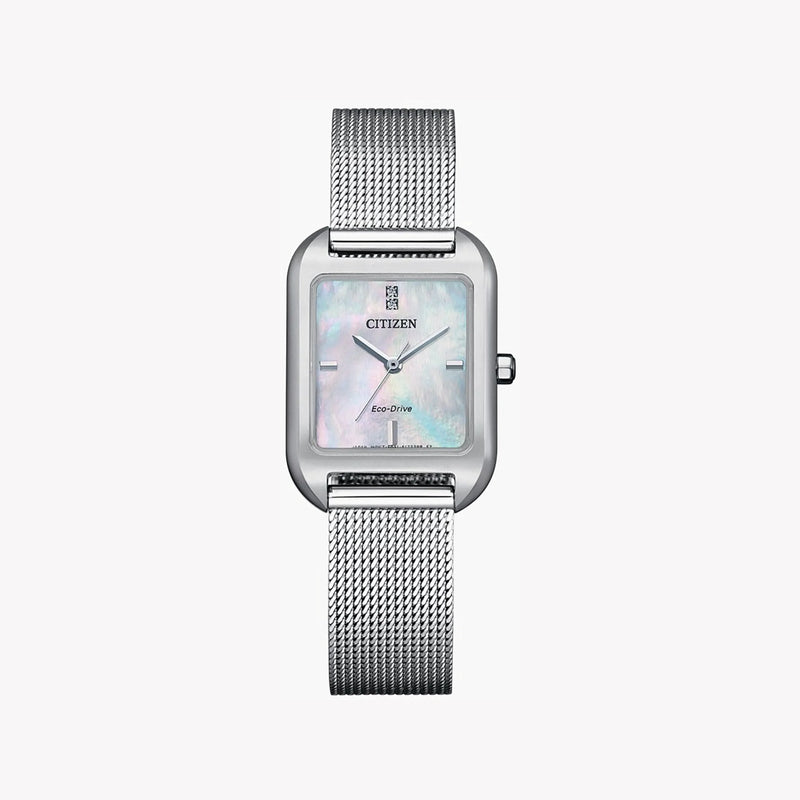 Citizen Women's Silver Stainless Steel, Multi-Coloured Dial | Em0491-81d by i-watch