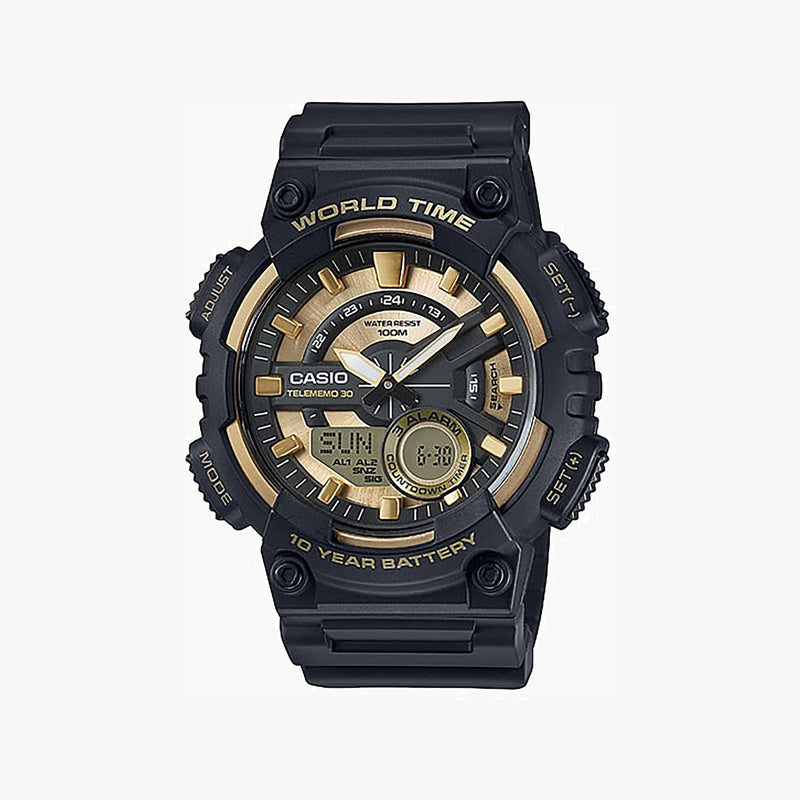 Casio Aeq-110bw-9avdf Sporty Elegance - Rugged Adventure-Ready Men's Watch With Black Resin BAnd and Striking Digital Display by i-watch