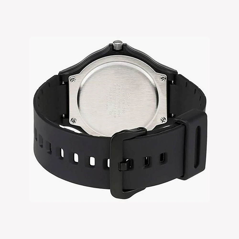 CASIO MW-240-1EVDF ENDURING ELEGANCE - MINIMALIST MEN'S TIMEPIECE WITH BLACK ON BLACK DESIGN-i-Watch-2