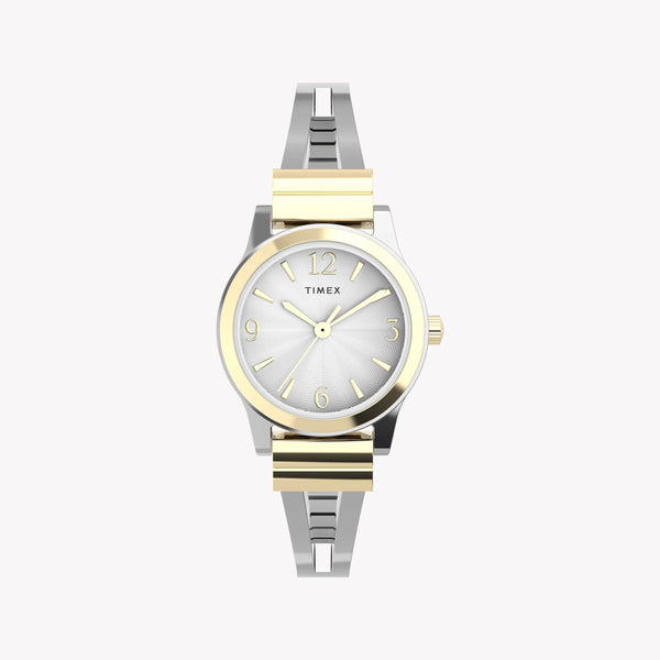 Timex Women's Two-Tone Silver & Gold Watch, Silver Dial | Tw2w18500 by i-watch