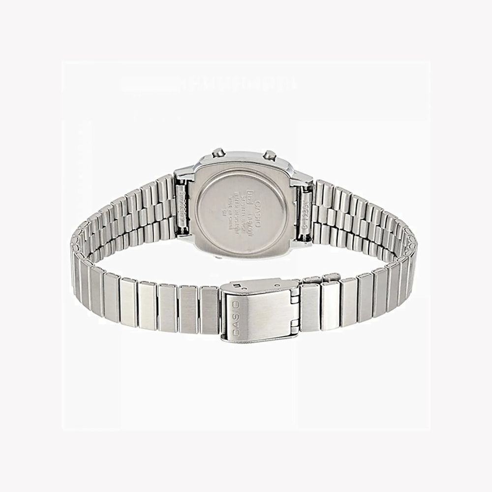 Casio La670wad-1df Chic Sporty Elegance - Functional Women's Digital Watch With Stainless Steel BAnd and Sleek Silver Case by i-watch