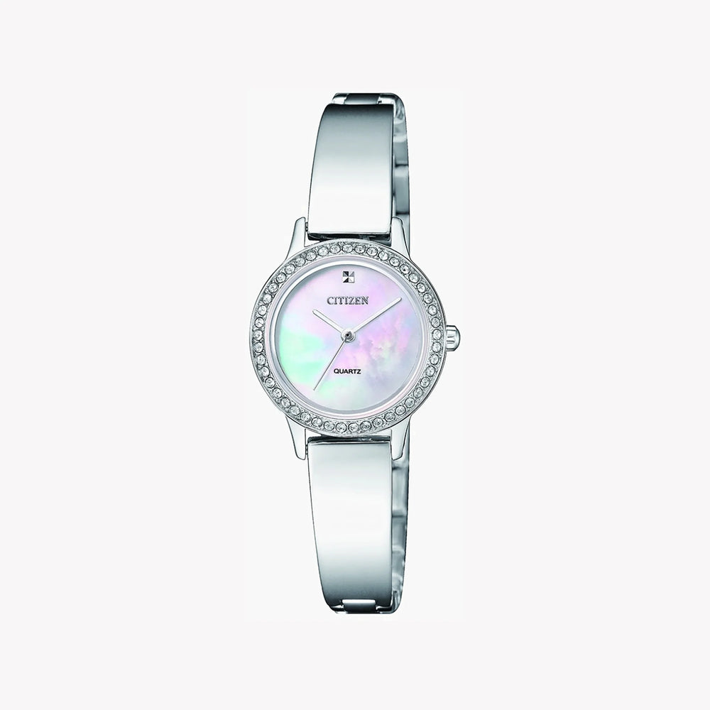 Citizen Ej6130-51d - Charming Sophistication Women's Watch With Pink Dial & Stainless Steel Band by i-watch