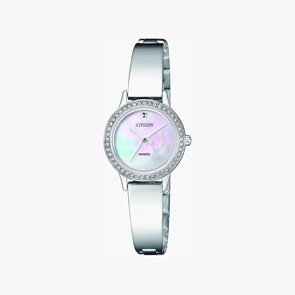 CITIZEN EJ6130-51D - CHARMING SOPHISTICATION WOMEN'S WATCH WITH PINK DIAL & STAINLESS STEEL BAND