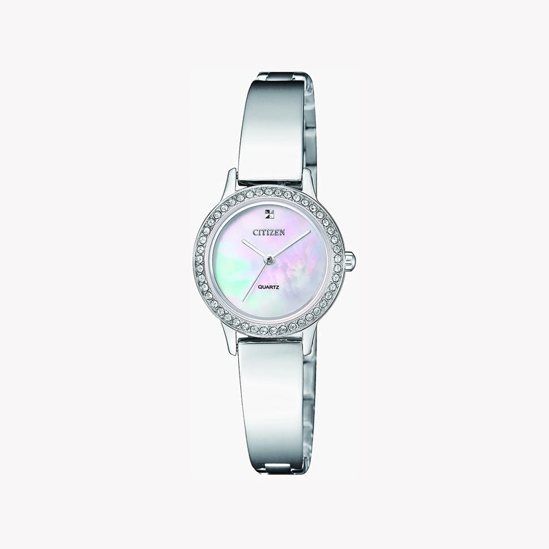Citizen Ej6130-51d - Charming Sophistication Women's Watch With Pink Dial & Stainless Steel Band by i-watch