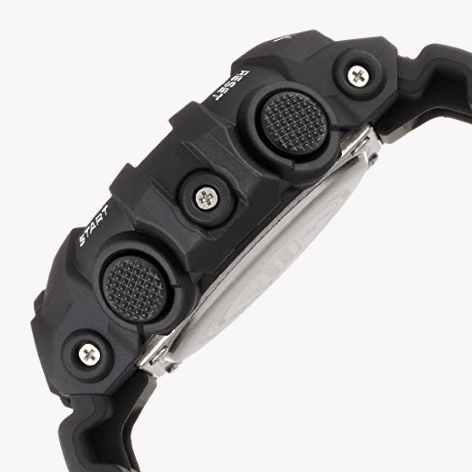 CASIO G-SHOCK GA-710-1A BOLD ADVENTURE - MEN'S SPORTY RESILIENT BLACK WATCH with LED Light and 200m Water Resistance-i-Watch-5