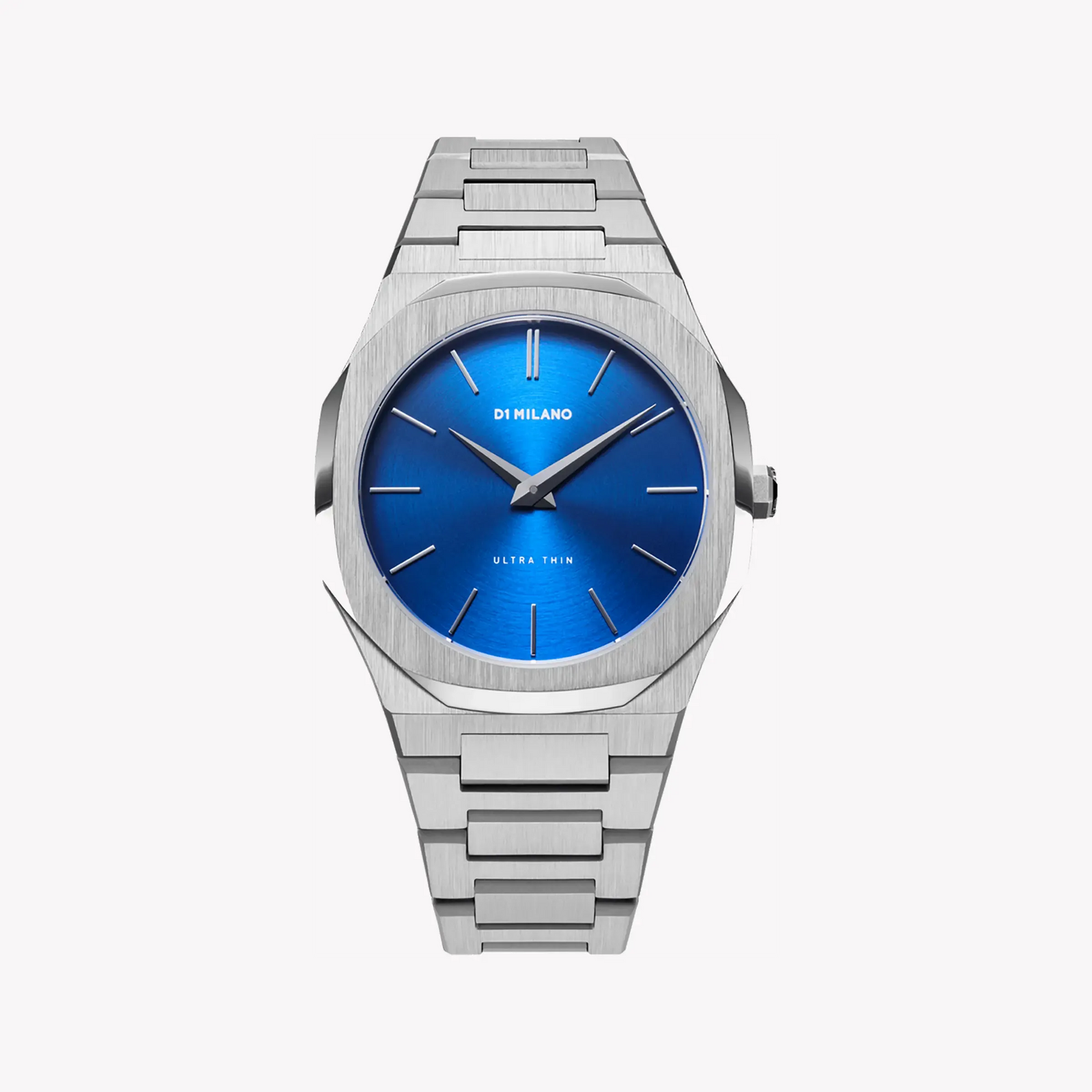 D1 MILANO Unisex Silver Watch, Blue Dial | D1-UTBJ09 by i-watch