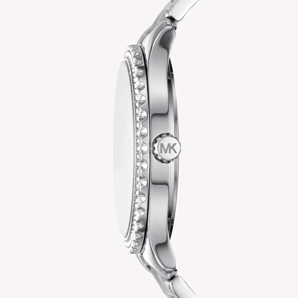 Michael Kors Women's Silver Stainless Steel, Pink Dial | Mk7298 by i-watch