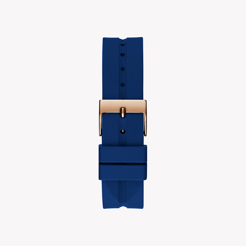 Guess Women's Rose Gold & Blue Silicone Watch | Gw0618l2 by i-watch