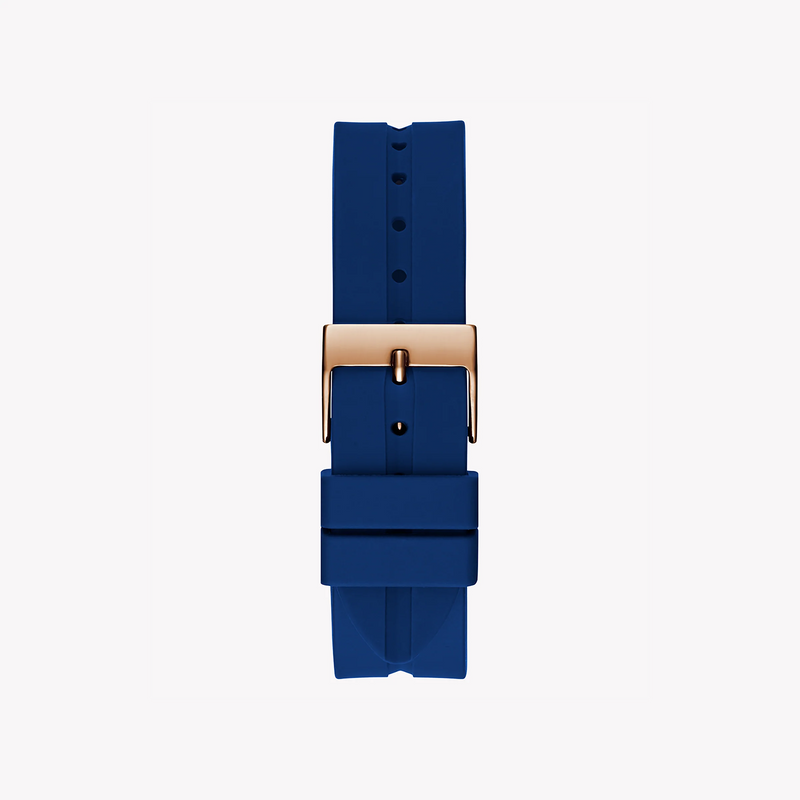 Guess Women's Rose Gold & Blue Silicone Watch | Gw0618l2 by i-watch