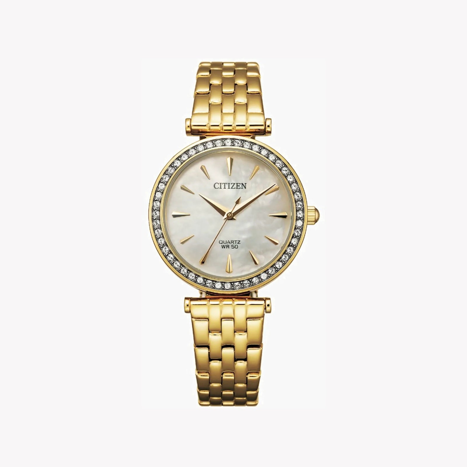 Citizen Women's Gold Stainless Steel Watch, White Dial | Er0212-50y by i-watch