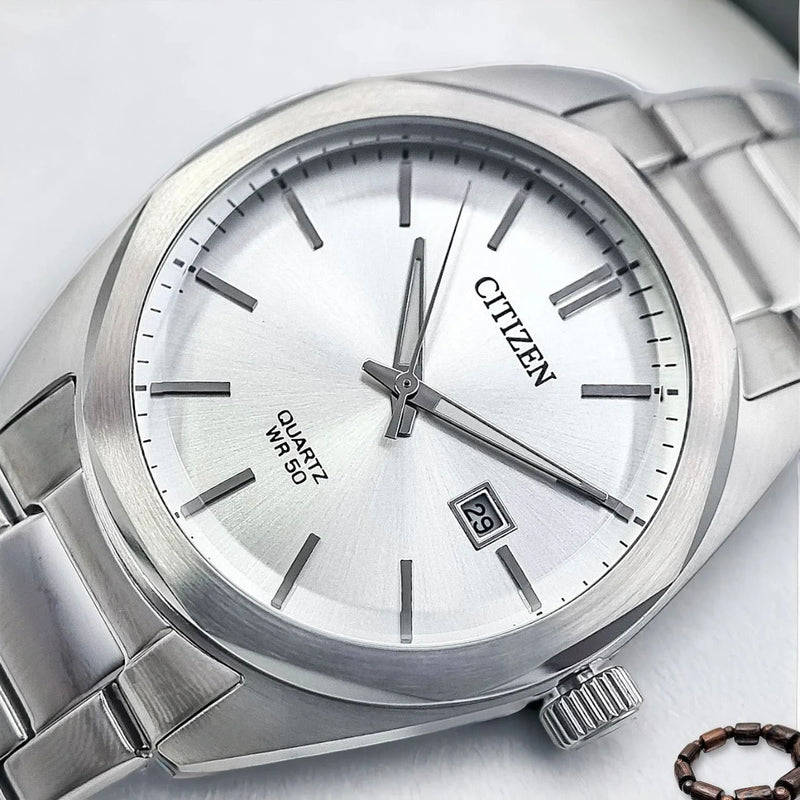 Citizen Men's Silver Stainless Steel Watch, Silver Dial | Bi5110-54a by i-watch