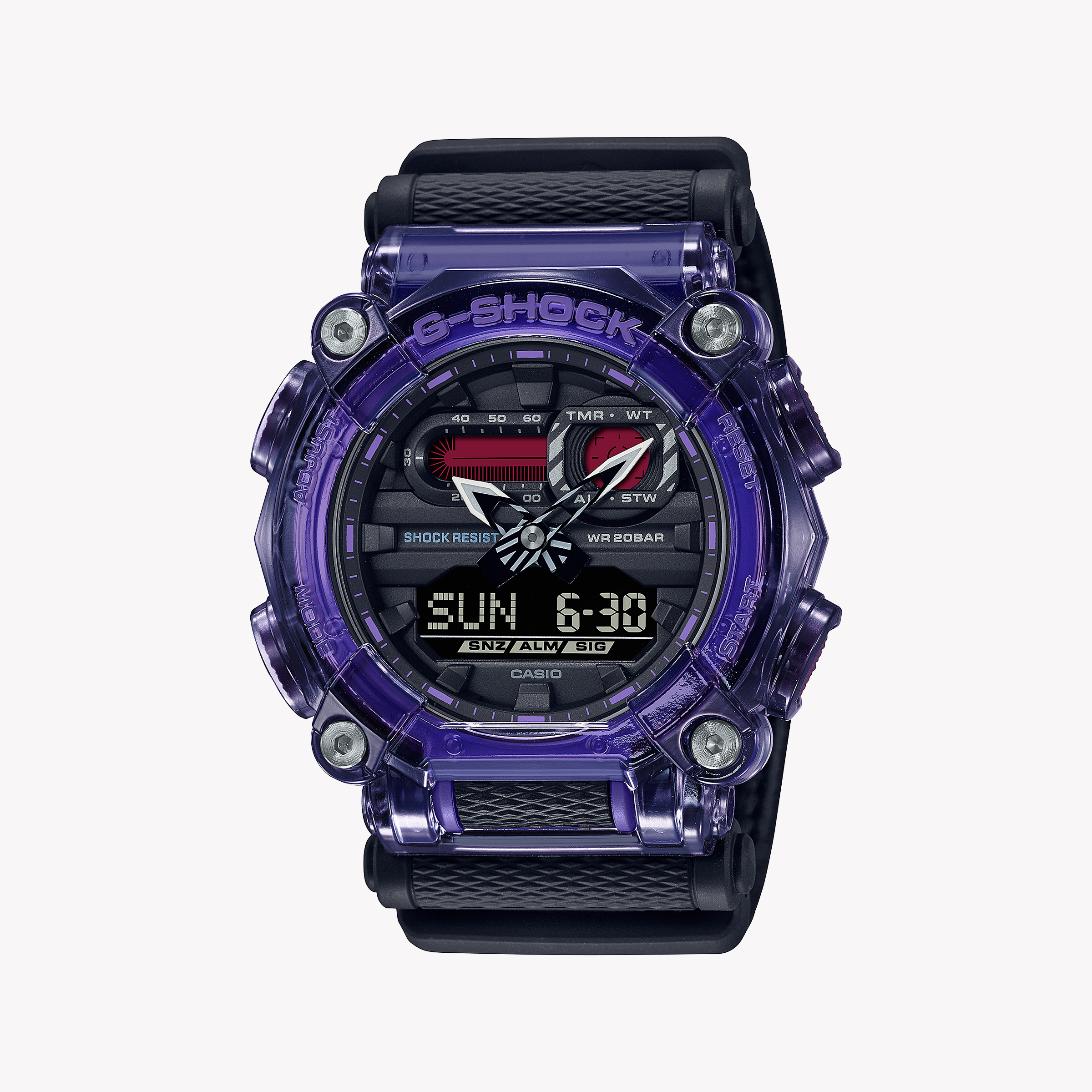 CASIO G-SHOCK GA-900TS-6ADR - BOLD BLACK ADVENTURER MEN'S WATCH with Rugged Style & 200m Water Resistance