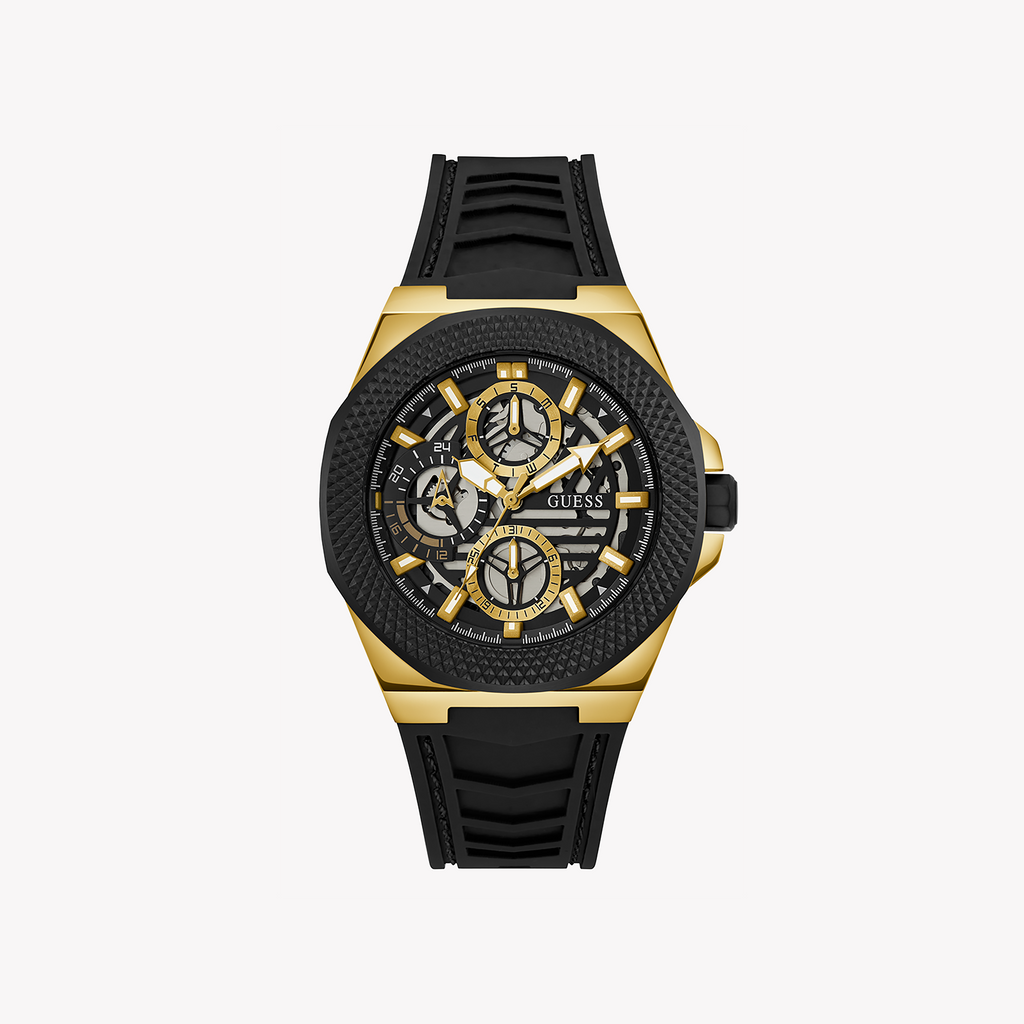 GUESS GW0577G2 - ELEGANT DYNAMISM MEN'S WATCH with Gold Case & Multicolor Dial