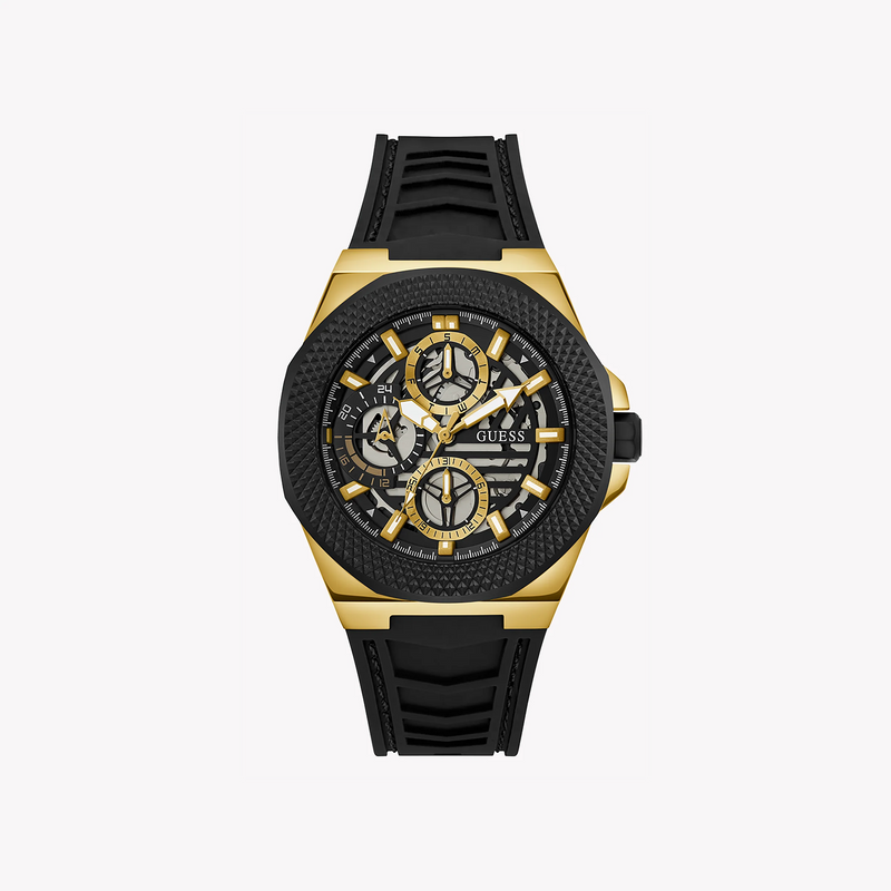 Guess Men's Gold Watch, Multicolor Dial | Gw0577g2 by i-watch