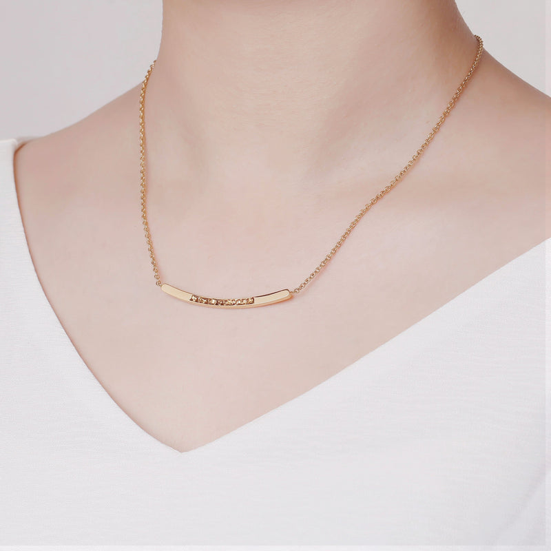 Zink Women's Gold Stainless Steel Necklace | Zfnl001gs by i-watch