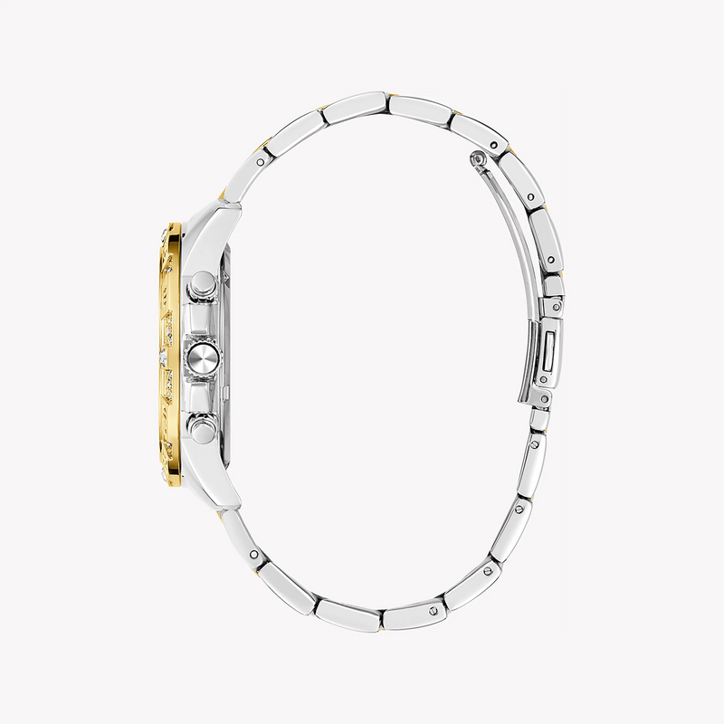 Guess Women's Gold/Silver Watch, White Dial | Gw0771l3 by i-watch