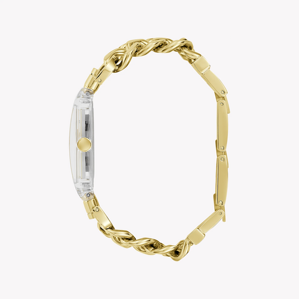 Guess Women's Gold Stainless Steel Watch, Champagne Dial | Gw0669l1 by i-watch