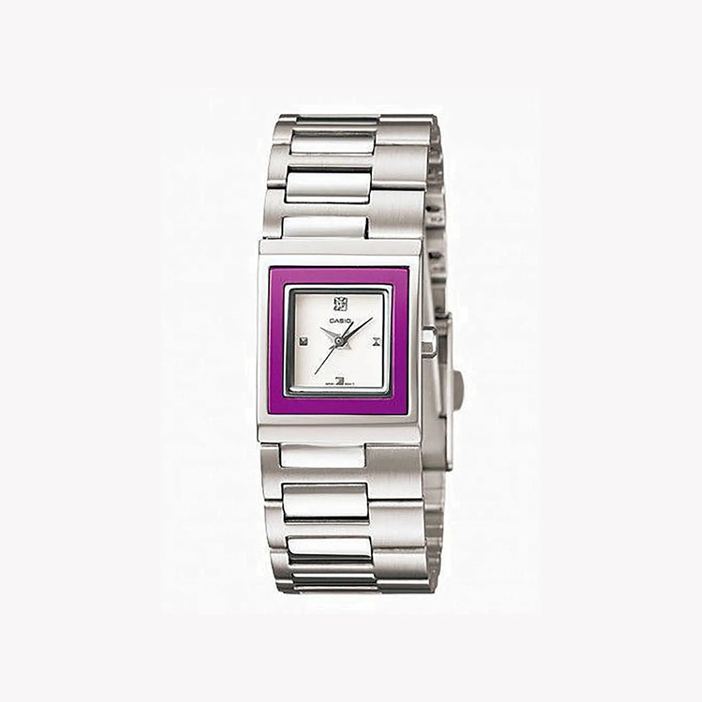 Casio Women's Stainless Steel Watch, Silver Dial | Ltp-1317d-6cdf by i-watch