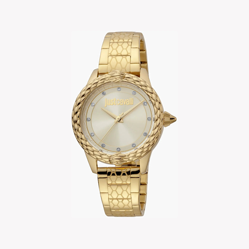 Just Cavalli Women's Gold Watch, Champagne Dial | Jc1l144m0055 by i-watch