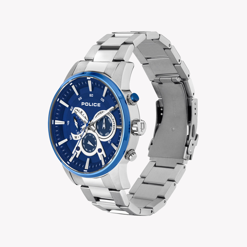 POLICE P15523JSTBL03M - ELEGANT BLUE TIMEPIECE FOR THE MODERN GENTLEMAN-i-Watch-2