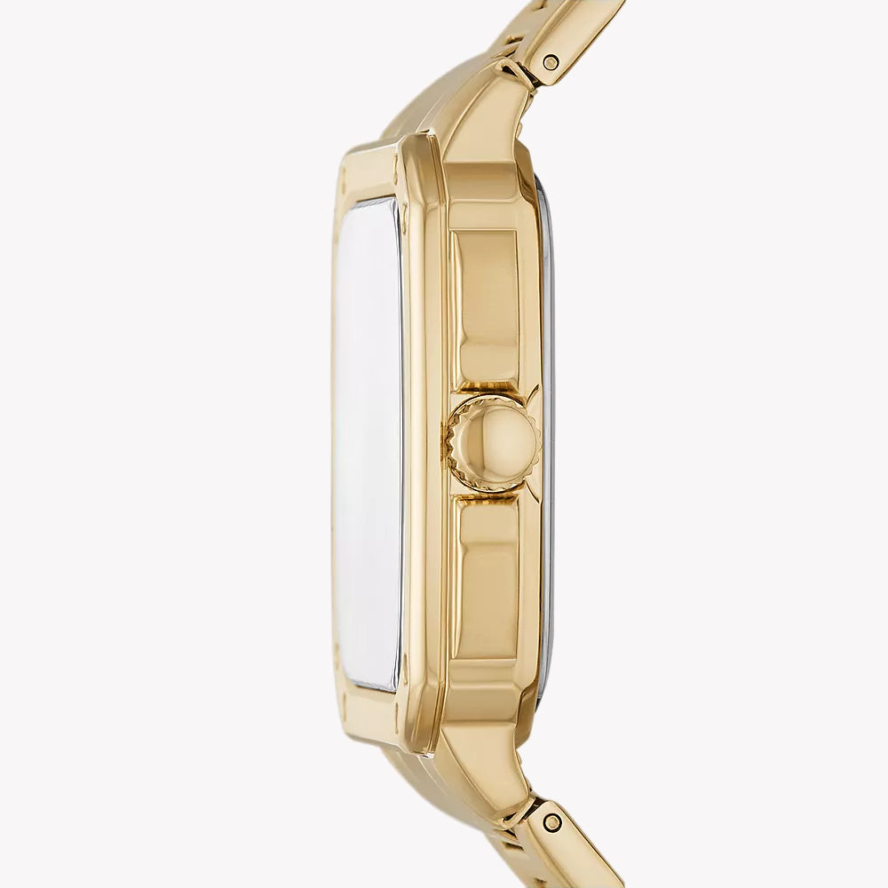 FOSSIL FS5932 GOLD CLASSIC - TIMELESS ELEGANCE MEN'S WATCH with Black Dial & Stainless Steel Band-i-Watch-2