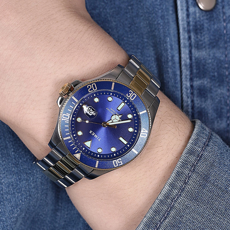 Timex Men's Blue Dial Watch, 2t Stainless Steel | Tw2u71800 by i-watch