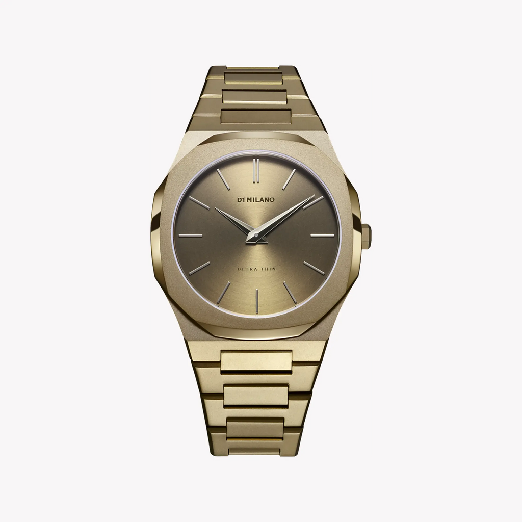 D1 MILANO D1-UTBJ36 Men's Gold Stainless Steel Watch-i-Watch