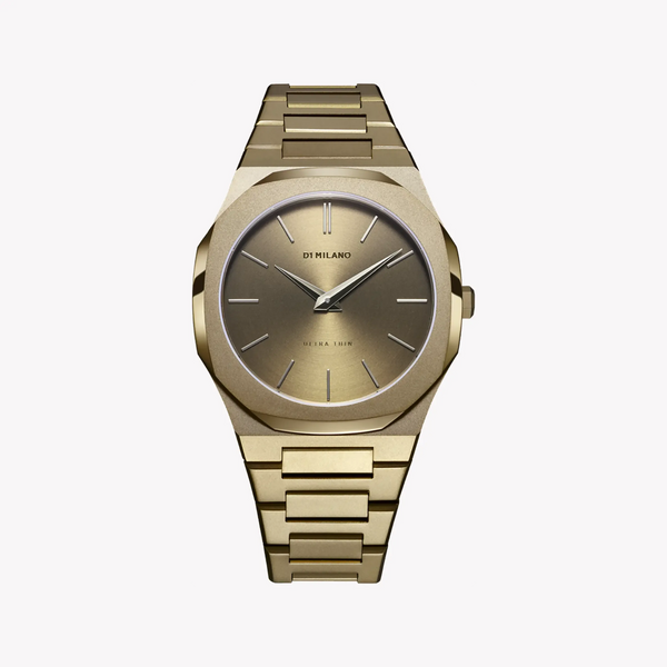 D1 MILANO Men's Gold Stainless Steel Watch, Quartz | D1-UTBJ36 by i-watch