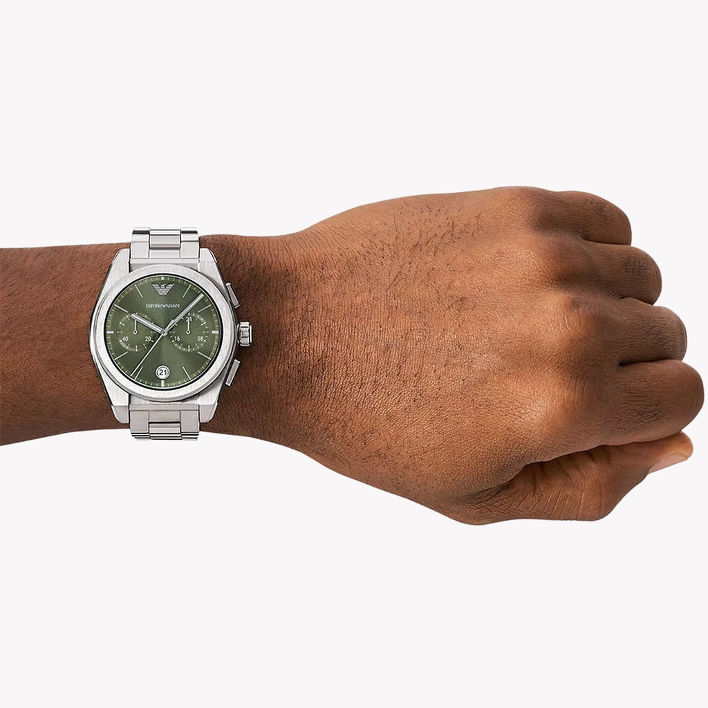 Emporio Armani AR11640: Stylish Quartz Watch with Green Dial-i-Watch-4