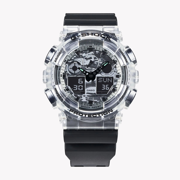 G-Shock Men's Black Resin Watch, Digital Dial | Ga-100skc-1adr by i-watch