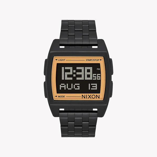 Nixon Men's Black Stainless Steel Watch, Digital Display | A1107-1031 by i-watch