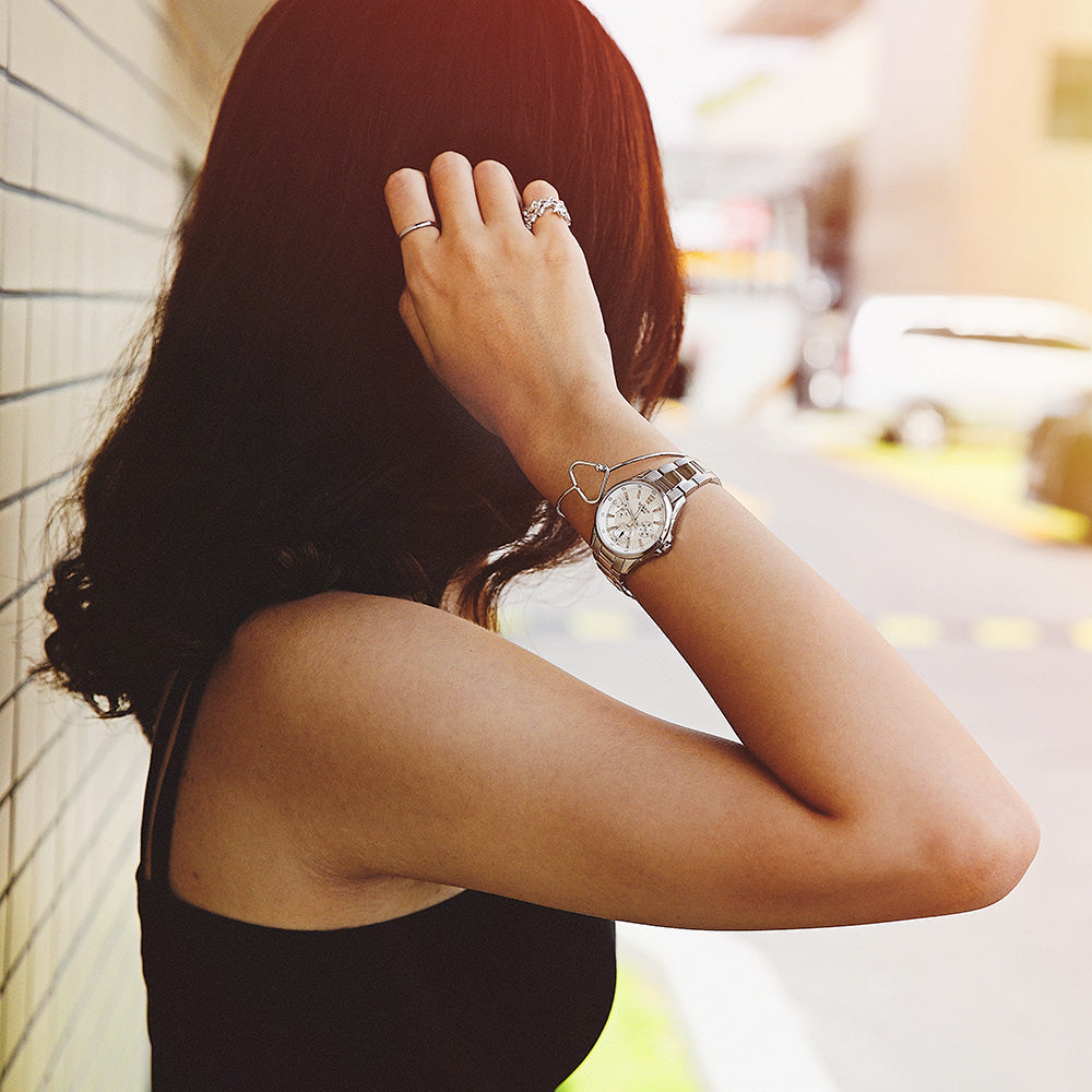 CASIO SHE-3060D-7AUDR ELEGANT ADVENTURER - SPORTY STAINLESS STEEL WOMEN'S WATCH-i-Watch-2