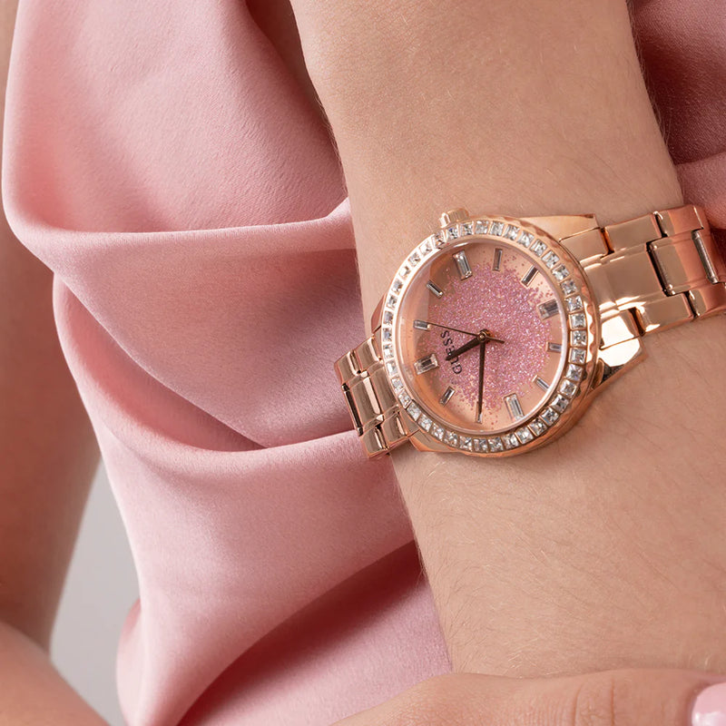 Guess Women's Rose Gold Watch, Multicolor Dial | Gw0405l3 by i-watch