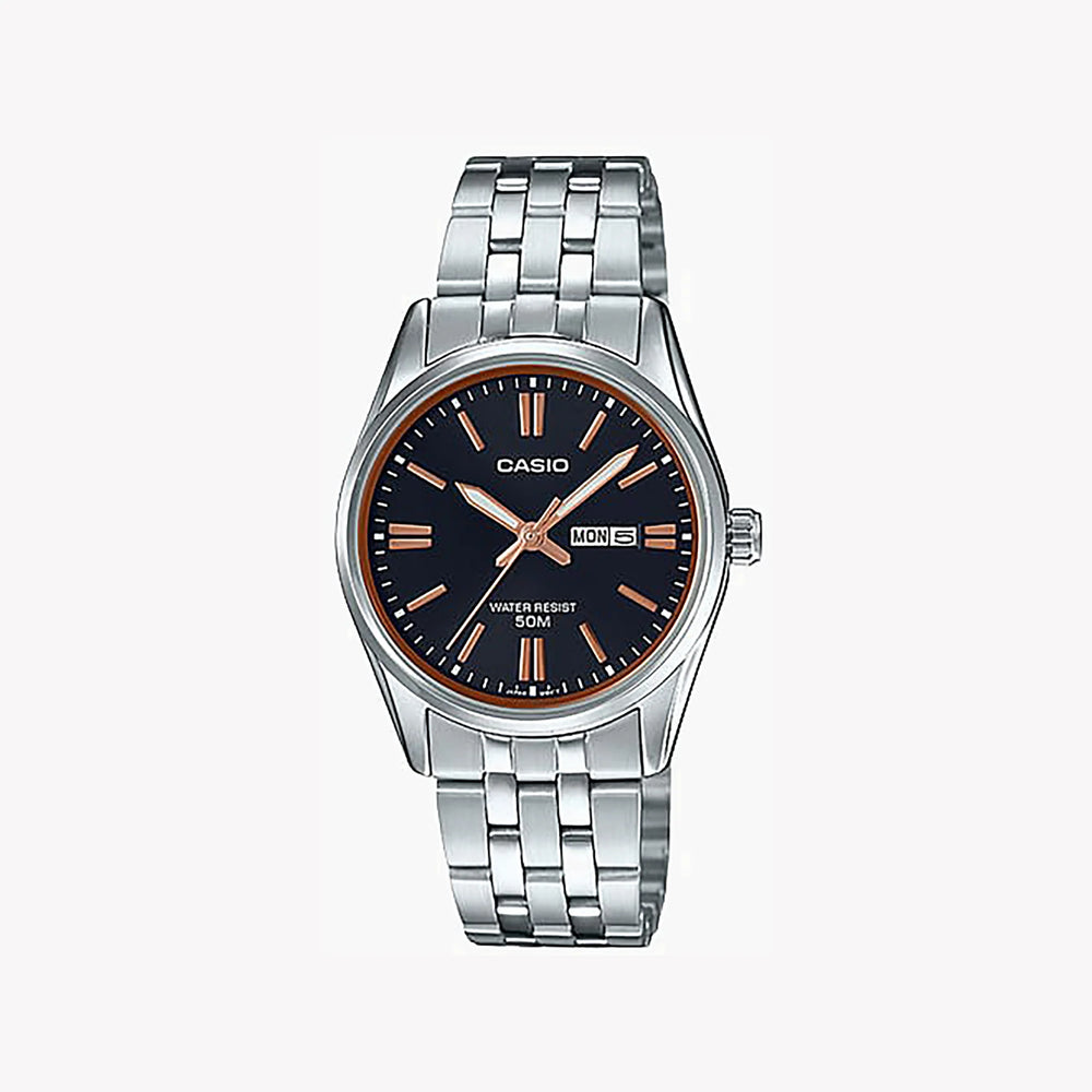 Casio Women's Silver Watch, Multicolor Dial | Ltp-1335d-1a2vdf by i-watch