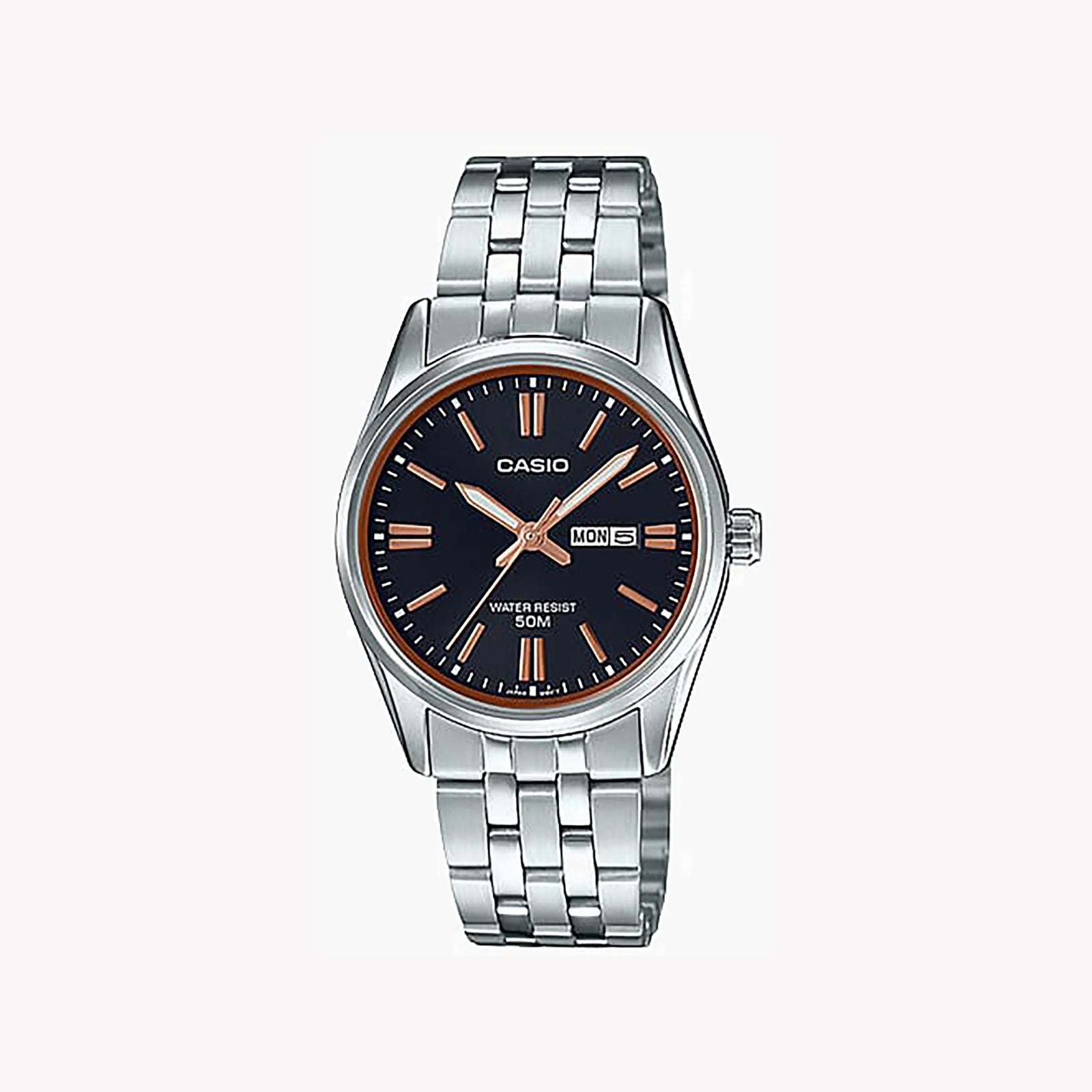 Casio Women's Silver Watch, Multicolor Dial | Ltp-1335d-1a2vdf by i-watch