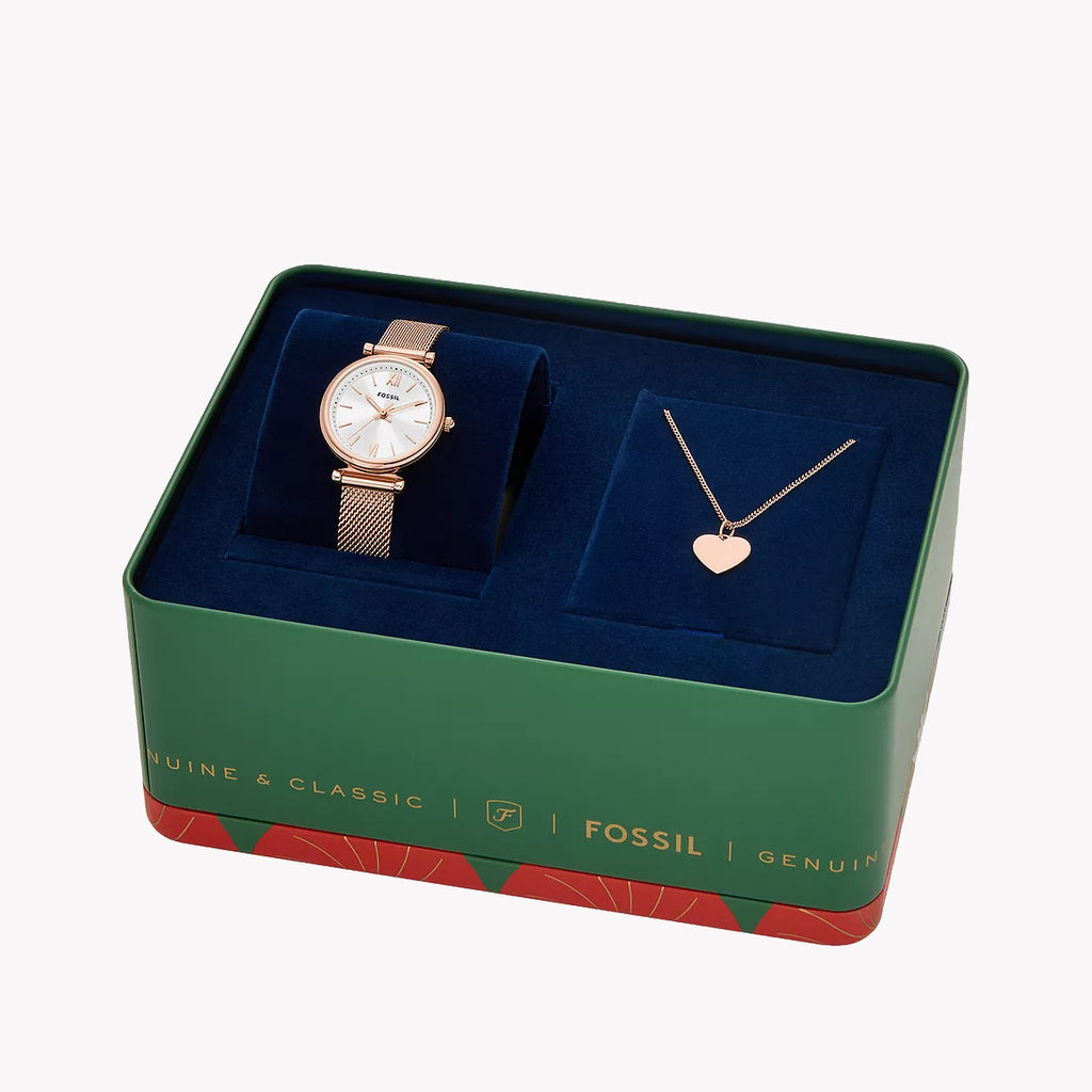 FOSSIL ES5314SET - TIMELESS ELEGANCE ROSE GOLD MESH WOMEN'S WATCH-i-Watch-5