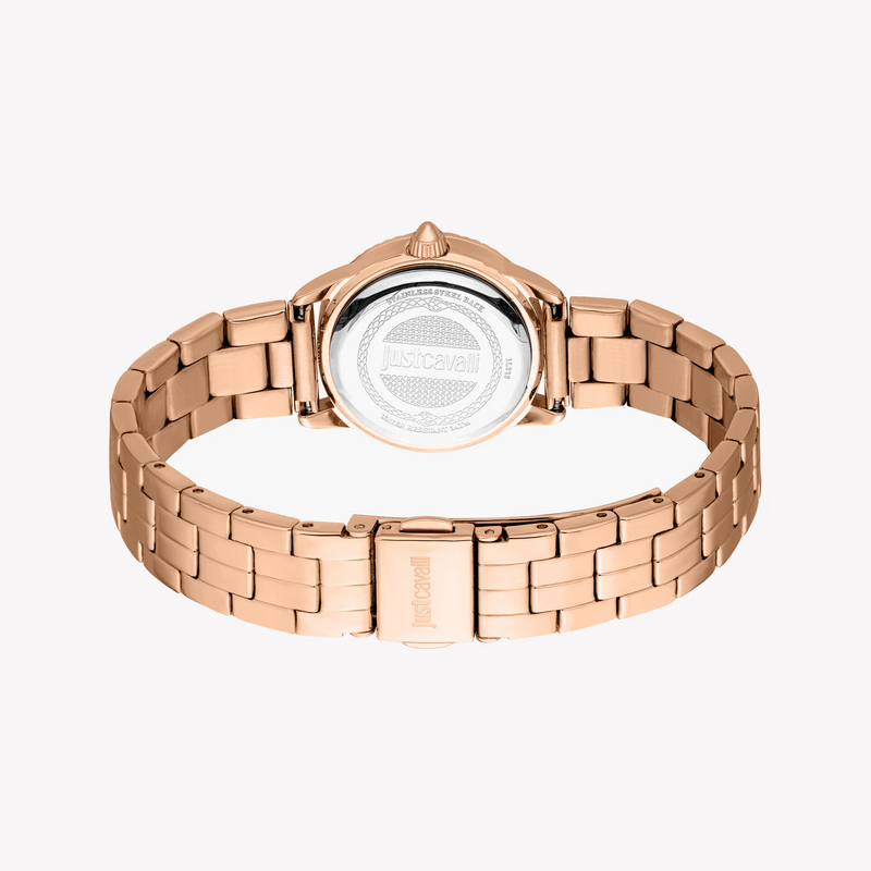 Just Cavalli Women's Rose Gold Watch, Blue Dial | Jc1l328m0065 by i-watch