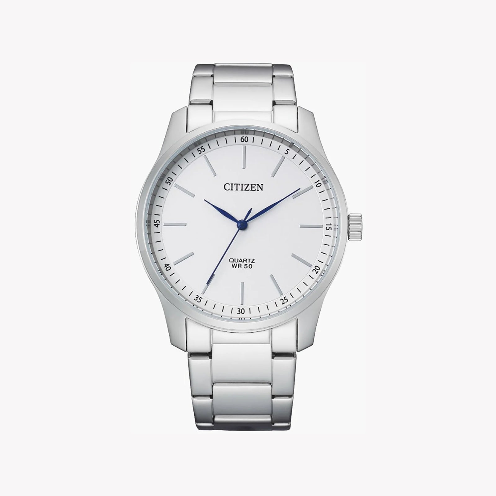 Citizen Men's Silver Stainless Steel Watch, White Dial | Bh5000-59a by i-watch
