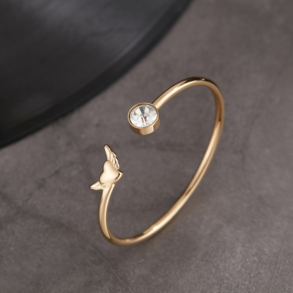 Zink Women's Gold Stainless Steel Bracelet | Zfbg006gc