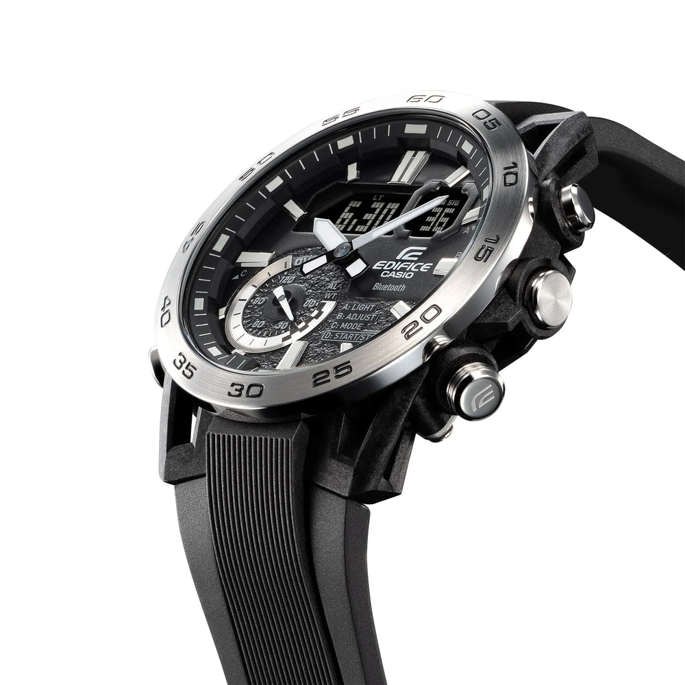 Edifice Men's Black Watch, Composite Case | Ecb-40p-1aef by i-watch