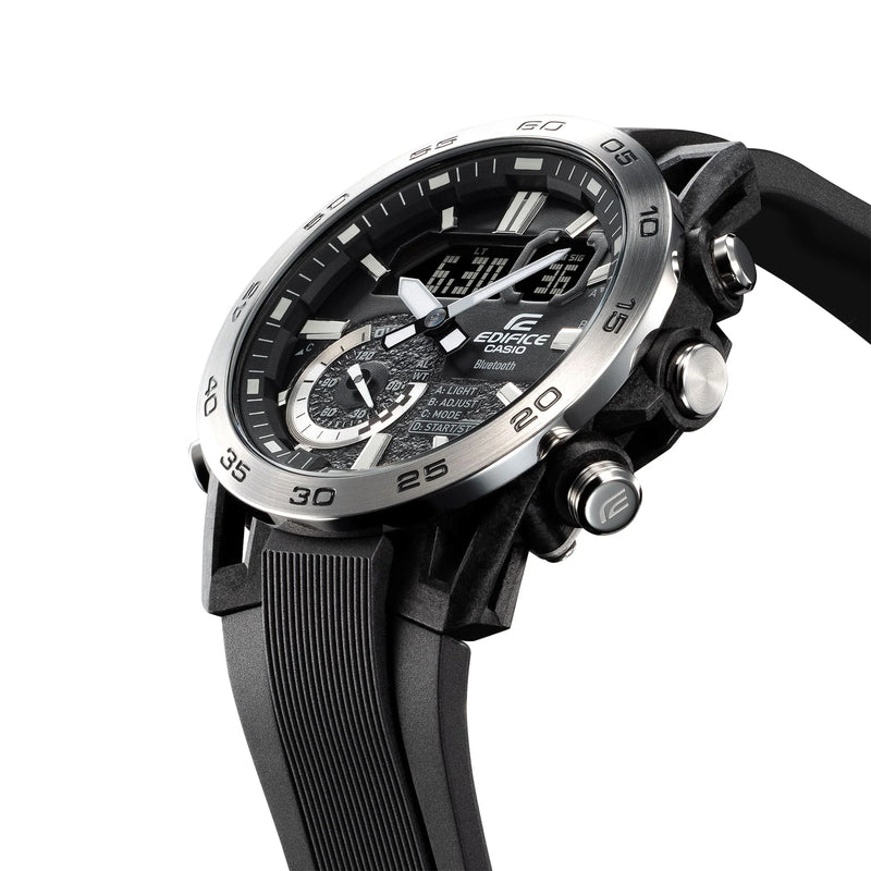 Edifice Men's Black Watch, Composite Case | Ecb-40p-1aef by i-watch