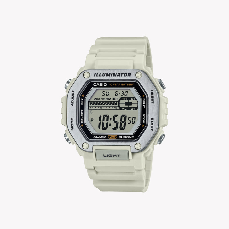 Casio G-Shock Gma-S2100ws-7a Oak Compact - Bold Spirit Men's Watch With White Resin BAnd and Striking Orange Dial by i-watch