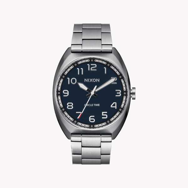 Nixon Men's Silver Watch, Blue Dial | A1401-5141 by i-watch