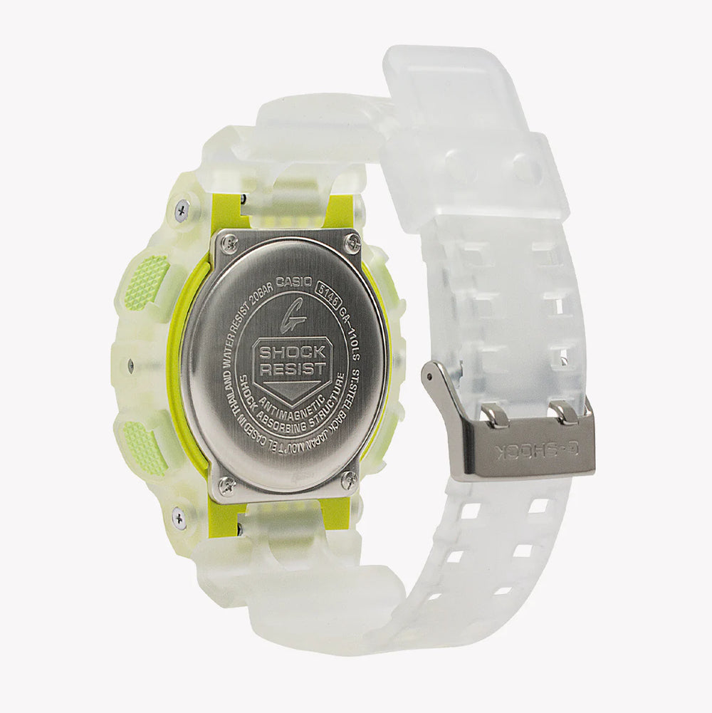 Casio G-Shock Ga-110ls-7adr - Adventure Awaits With Stylish White Resin Timepiece by i-watch