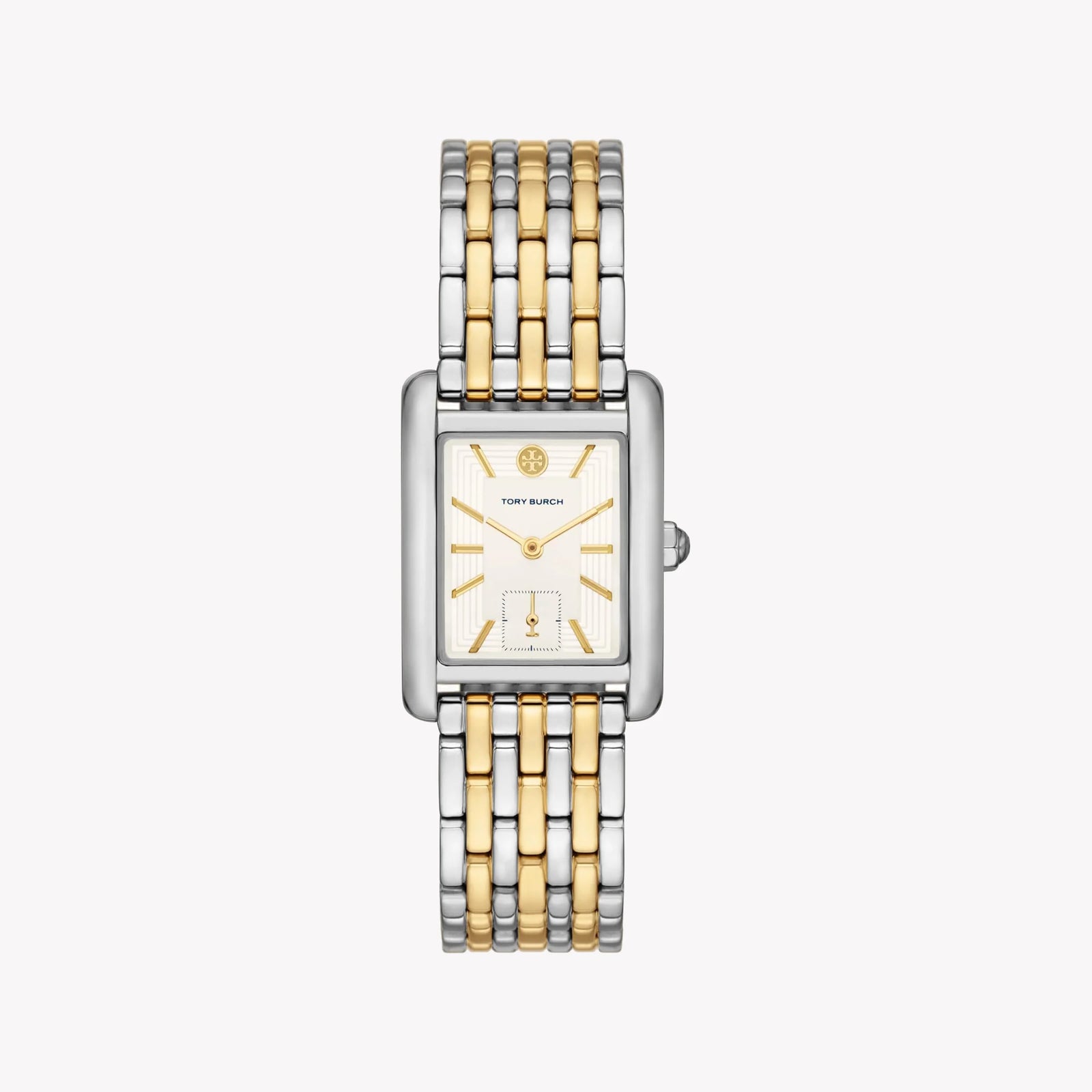 Tory Burch Women's Silver & Gold Watch, White Dial | Tbw1070 by i-watch