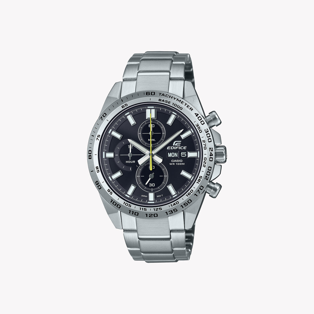 CASIO EFR-574D-1AVUEF - TIMELESS ELEGANCE IN STAINLESS STEEL CHRONOGRAPH MEN'S WATCH