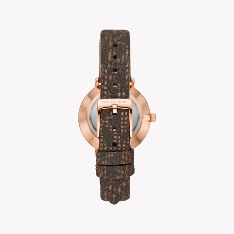 Michael Kors Women's Rose Gold Watch, Brown Leather | Mk1036 by i-watch