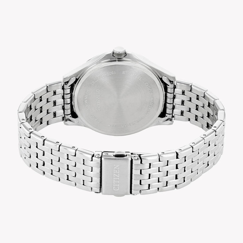 Citizen Men's Silver Watch, Black Dial | Bf2020-51e by i-watch