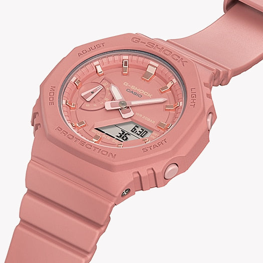 CASIO G-SHOCK GMA-S2100-4A2DR PINK BOLD - VIBRANT & TOUGH Women's Watch with pink resin band and digital display-i-Watch-3